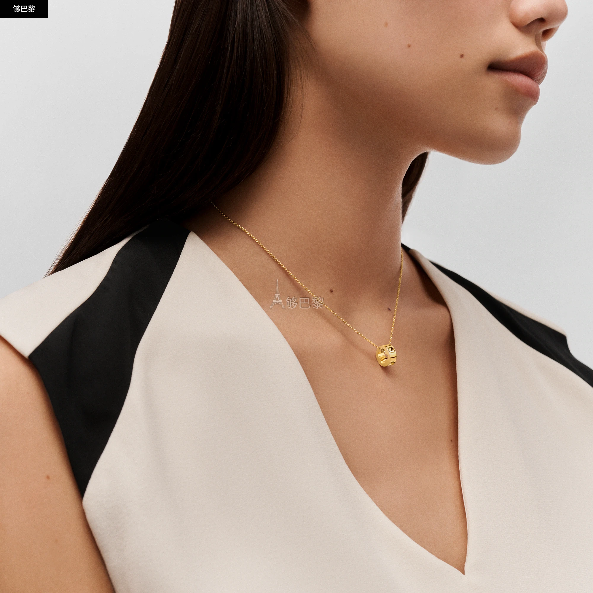 商品Louis Vuitton|【预售】 LV路易威登 25秋冬 女士 吊坠 EMPREINTE 18K 金项链 Q93969 ,价格¥25620,第4张图片详细描述