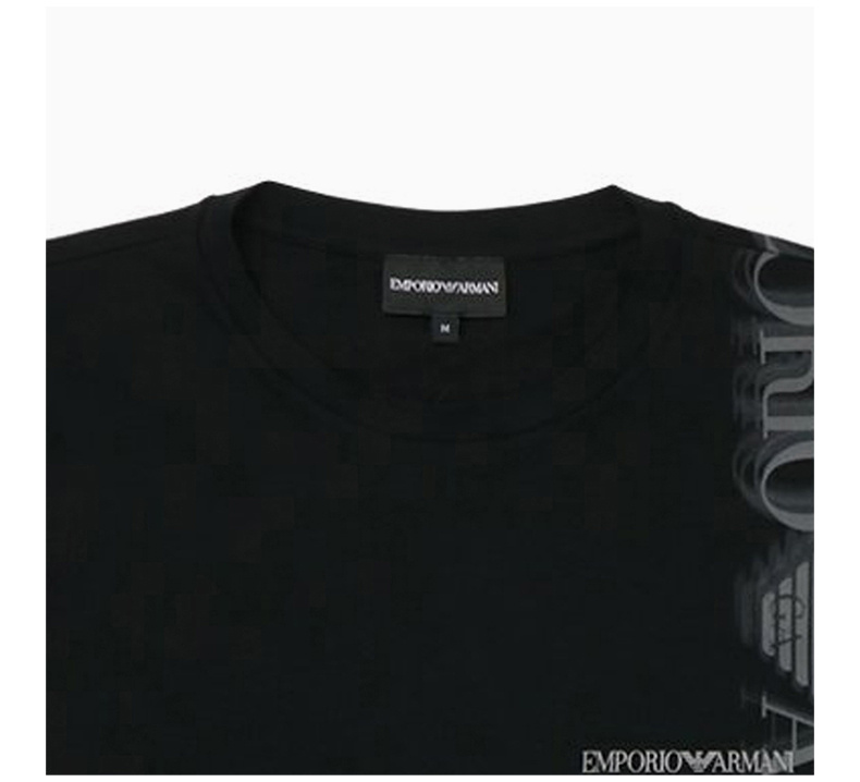 商品[国内直发] Emporio Armani|EMPORIO ARMANI 男士浅黑色长袖T恤P1T22J-P1Q4J-999,价格¥883,第6张图片详细描述