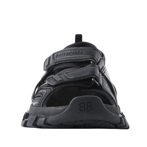 商品Balenciaga|Balenciaga/巴黎世家  TRACK系列 男士黑色氯丁橡胶和橡胶凉鞋617542W2CC11000,价格¥6718,第6张图片详细描述