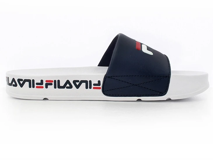 商品Fila|【享贝家】ZY-  FILA  斐乐拖鞋运动款 白蓝色 FS1SLB1003XWNV,价格¥172,第3张图片详细描述