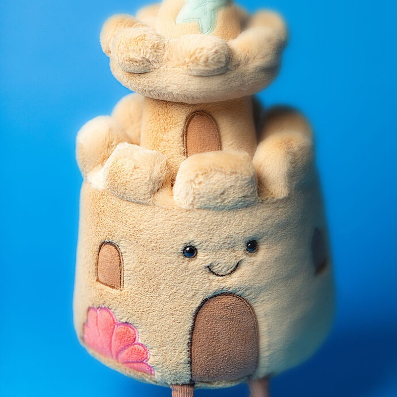 商品Jellycat|Jellycat 米色棉/聚酯纤维趣味沙堡玩偶,价格¥582,第4张图片详细描述