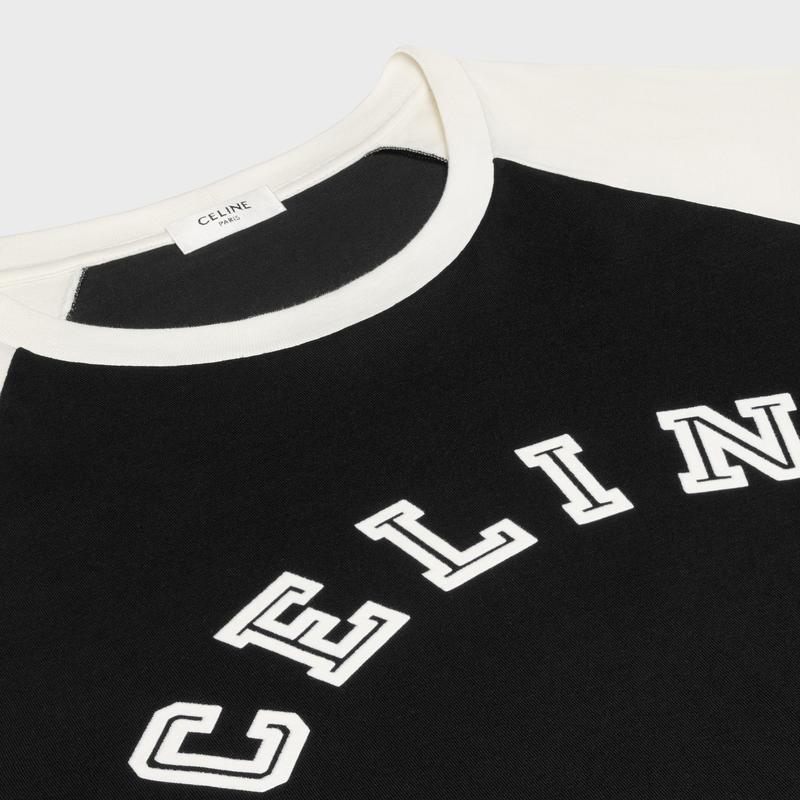 商品Celine|Celine/赛琳 男士黑色棉短袖T恤,价格¥3802,第5张图片详细描述