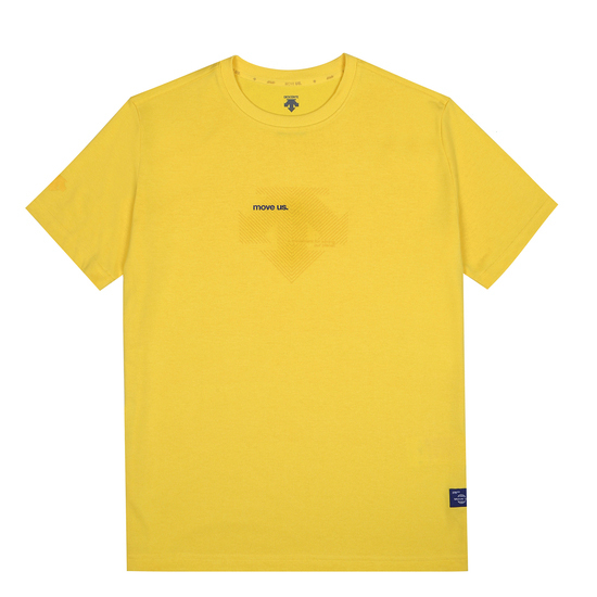 商品DESCENTE|【享贝家】DESCENTE 迪桑特 线条纹标短袖T恤 SM323UTS76-UYEL 黄色（现采购商品，下单后12天内发货）,价格¥369,第6张图片详细描述