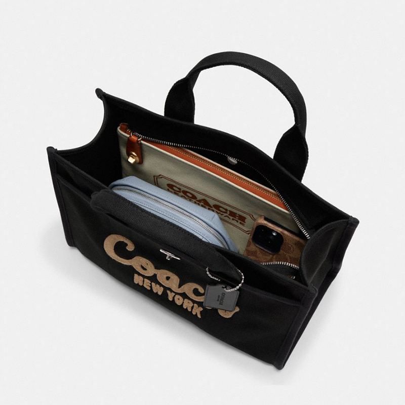 商品[国内直发] Coach|蔻驰织物黑色卡其色女包手提单肩斜挎包男女同款,价格¥1703,第8张图片详细描述