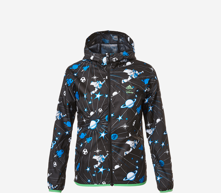 商品Adidas|【Brilliant|包邮包税】阿迪达斯 LB DY TS WB 儿童 运动衣 冲锋衣  HA6597 BLACK/SESOLI,价格¥299,第3张图片详细描述