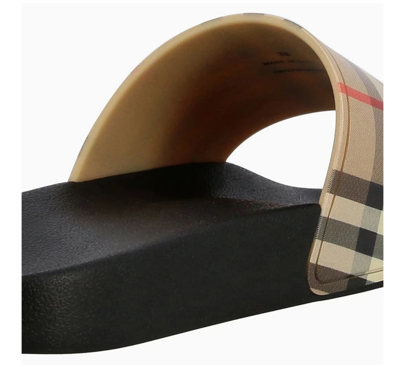 商品Burberry|BURBERRY 米色男士露趾拖鞋 8023965,价格¥1712,第8张图片详�细描述