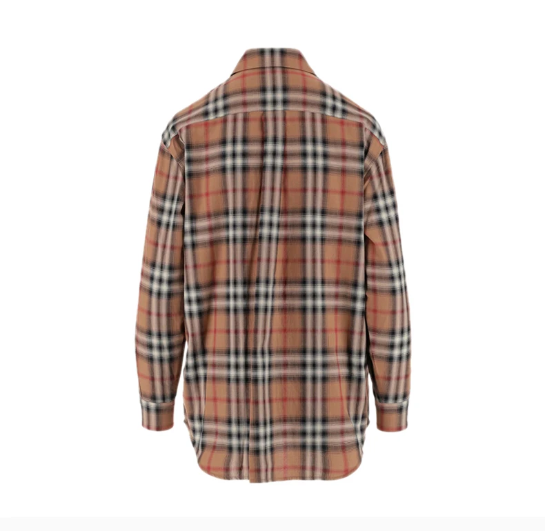 商品Burberry|BURBERRY 博柏利 女士米色衬衫 8037305,价格¥2850,第4张图片详细描述