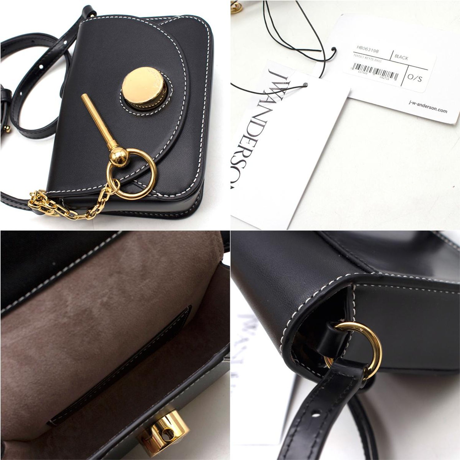 商品JW Anderson|Nano Key 迷你斜跨钥匙包,价格¥2288,第3张图片详细描述