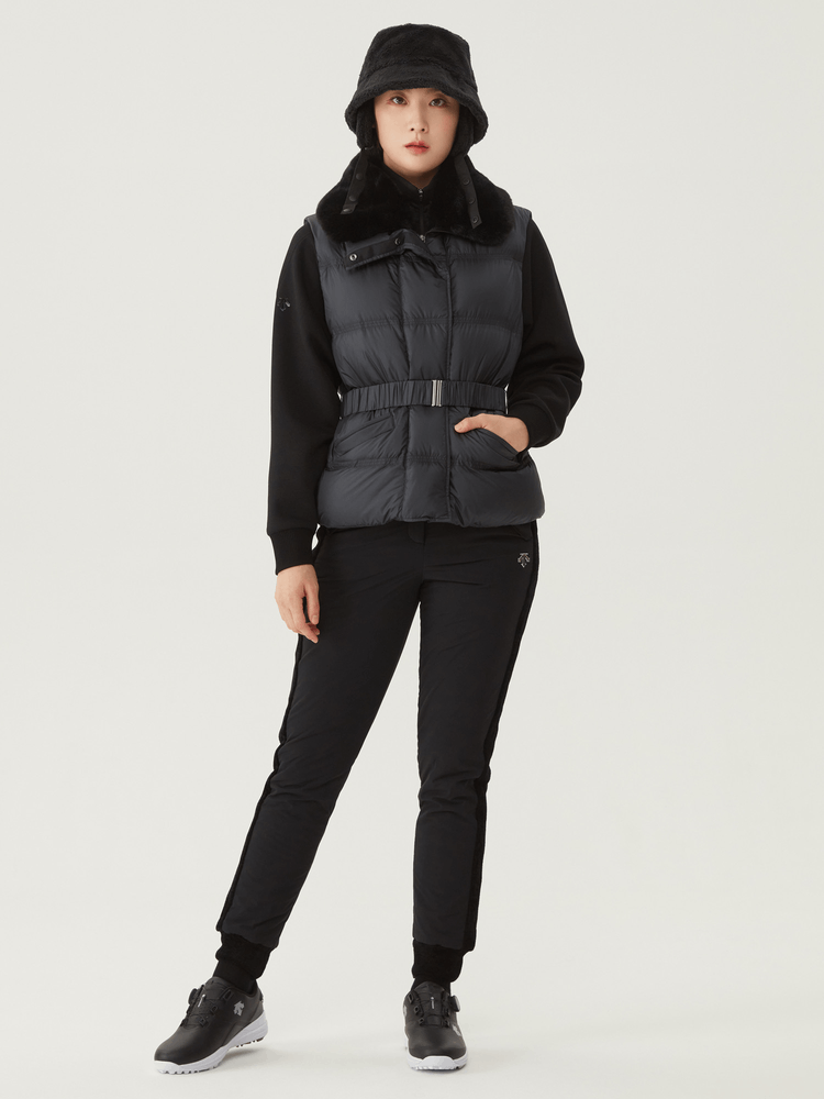 商品DESCENTE|【Brilliant|包邮包税】高尔夫束脚造型填充羽绒运动风休闲裤女款DO42WFPTN1-BLKG,价格¥2168,第2张图片详细描述