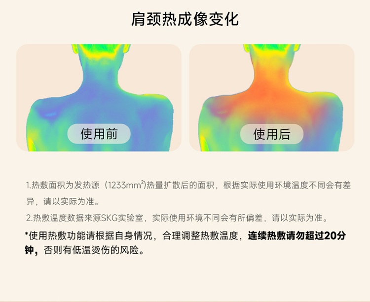 商品[国内直发] SKG|颈椎按摩器N3揉捏推拿颈部按摩仪脖子车载家用热敷,价格¥509,第25张图片详细描述