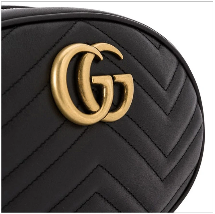 商品[国内直发] Gucci|GUCCI 黑色女士腰包 491294-DSVRT-1000,价格¥10612,第19张图片详细描述