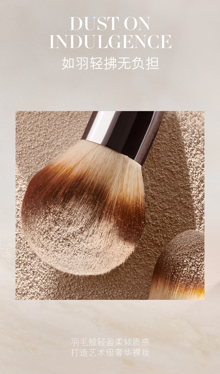商品【原封正品】 La Mer|海蓝之谜 鎏光焕变蜜粉扫 柔软蓬松散粉刷 定妆粉底刷化妆刷,价格¥337,第3张图片详细描述