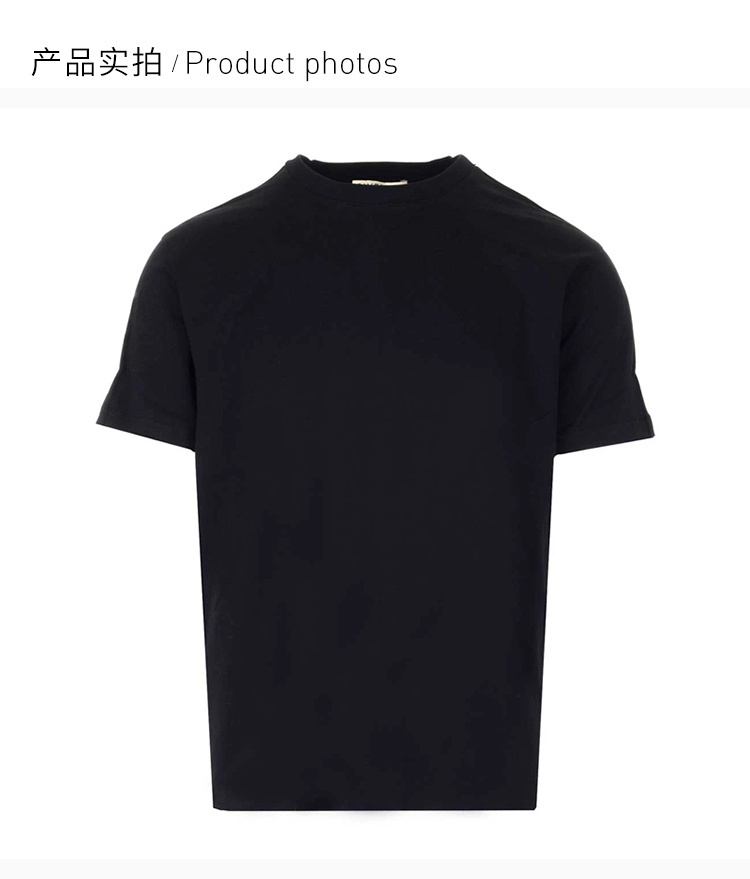 商品[国内直发] Givenchy|Givenchy 纪梵希 男士黑色短袖T恤 BM70UJ3002-001,价格¥2570,第4张图片详细描述