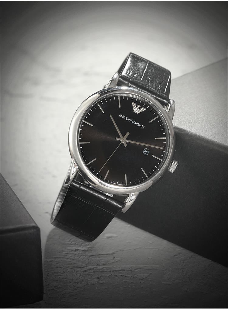 商品[国内直发] Emporio Armani|阿玛尼(Emporio Armani) 时尚休闲皮带欧美石英腕表男士AR2500,价格¥842,第5张图片详细描述