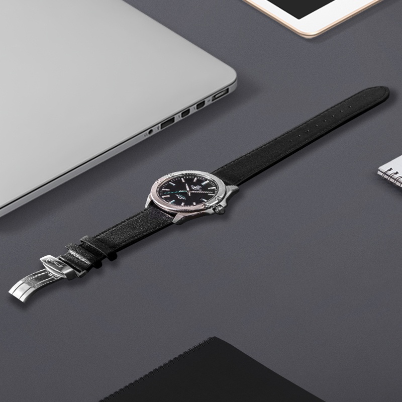 商品[国内直发] Casio|卡西欧手表EDIFICE 轻薄系列 简约三针设计 100米防水  日期显示 功能,价格¥991,第7张图片详细描述