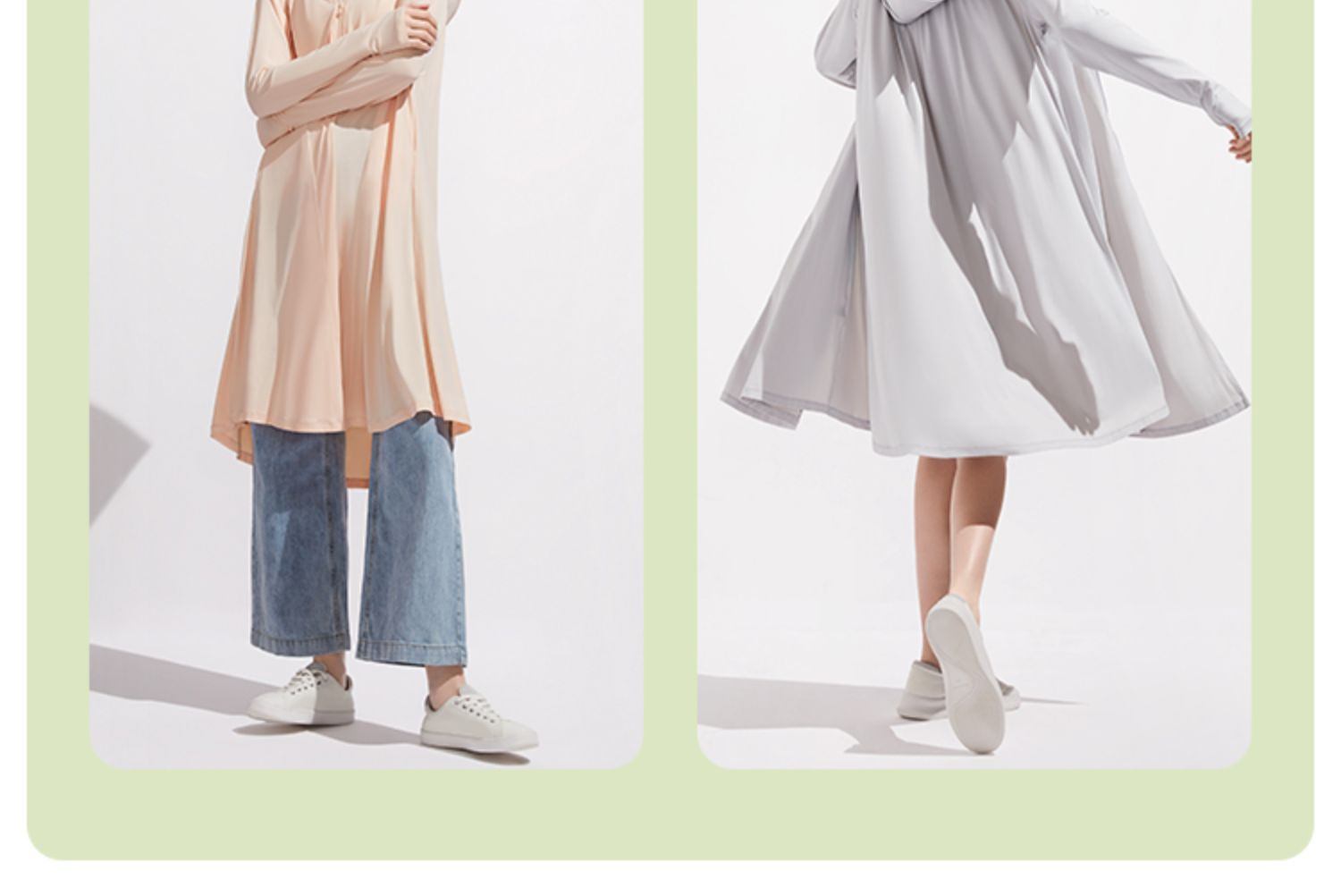 商品[国内直发] Beneunder|蕉下长款防晒衣女夏防紫外线户外凉感原纱冰丝透气专业全身防晒服,价格¥371,第38张图片详细描述