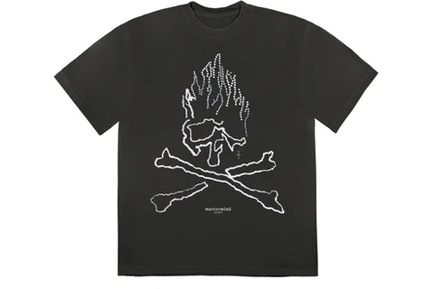 商品Travis Scott|包邮｜Cactus Jack For Mastermind Skull T-shirt Black【S北美特拉华直发】,价格¥529,第12张图片详细描述