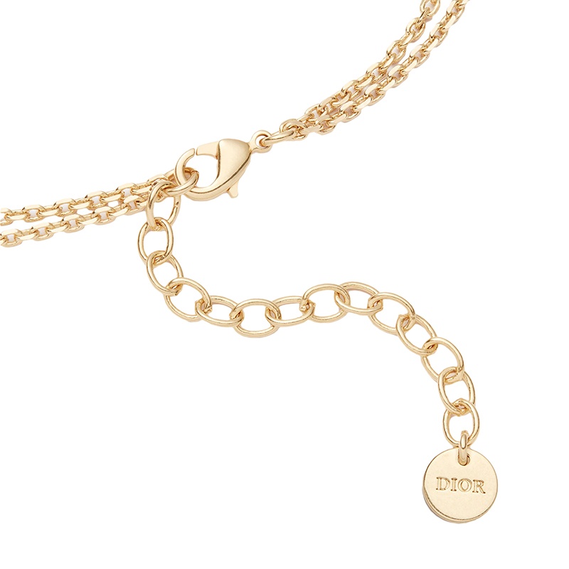 商品Dior|【包税】DIOR/迪奥 22新款PETIT CD系列 女士金色饰面金属“CD”标志白色树脂珠饰项链N1819PTCCY_D03S,价格¥4491,第4张图片详细描述