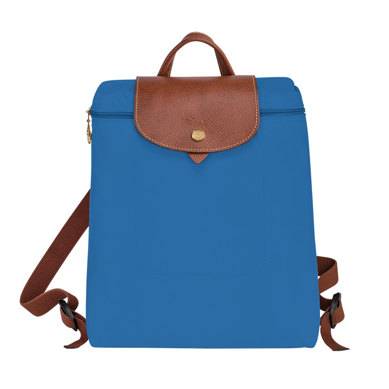 商品Longchamp|珑骧 LE PLIAGE女士深蓝色再生帆布双肩背包,价格¥1450,第2张图片详细描述