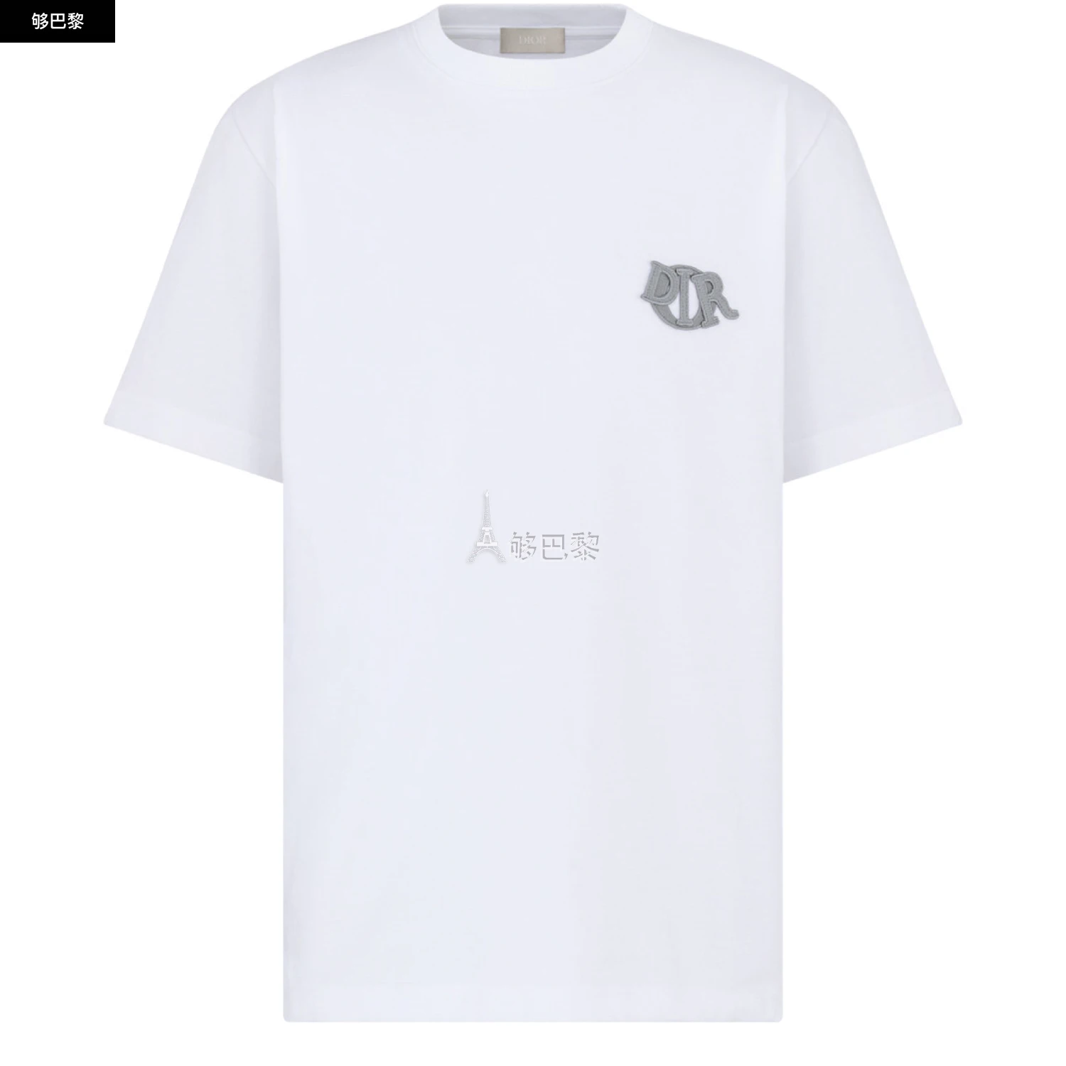 商品Dior|【预售】 男士 短袖T恤 宽松版型 T 恤  513J696D0554/C088 DIOXV5B2WHT,价格¥6602,第3张图片详细描述
