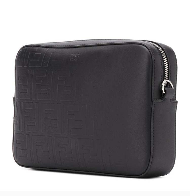 商品[国内直发] Fendi|FENDI 男士黑色FF 图案手拿包 7M0293-A9ZC-F0GXN,价格¥8890,第6张图片详细描述