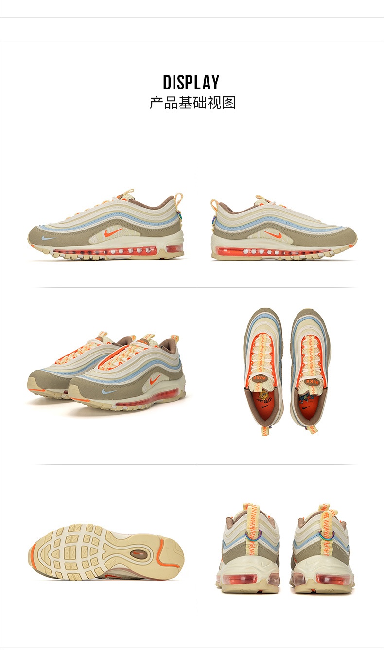 商品[国内直发] NIKE|AIR MAX 97 GCEL男子全掌气垫跑步鞋,价格¥1039,第4张图片详细描述