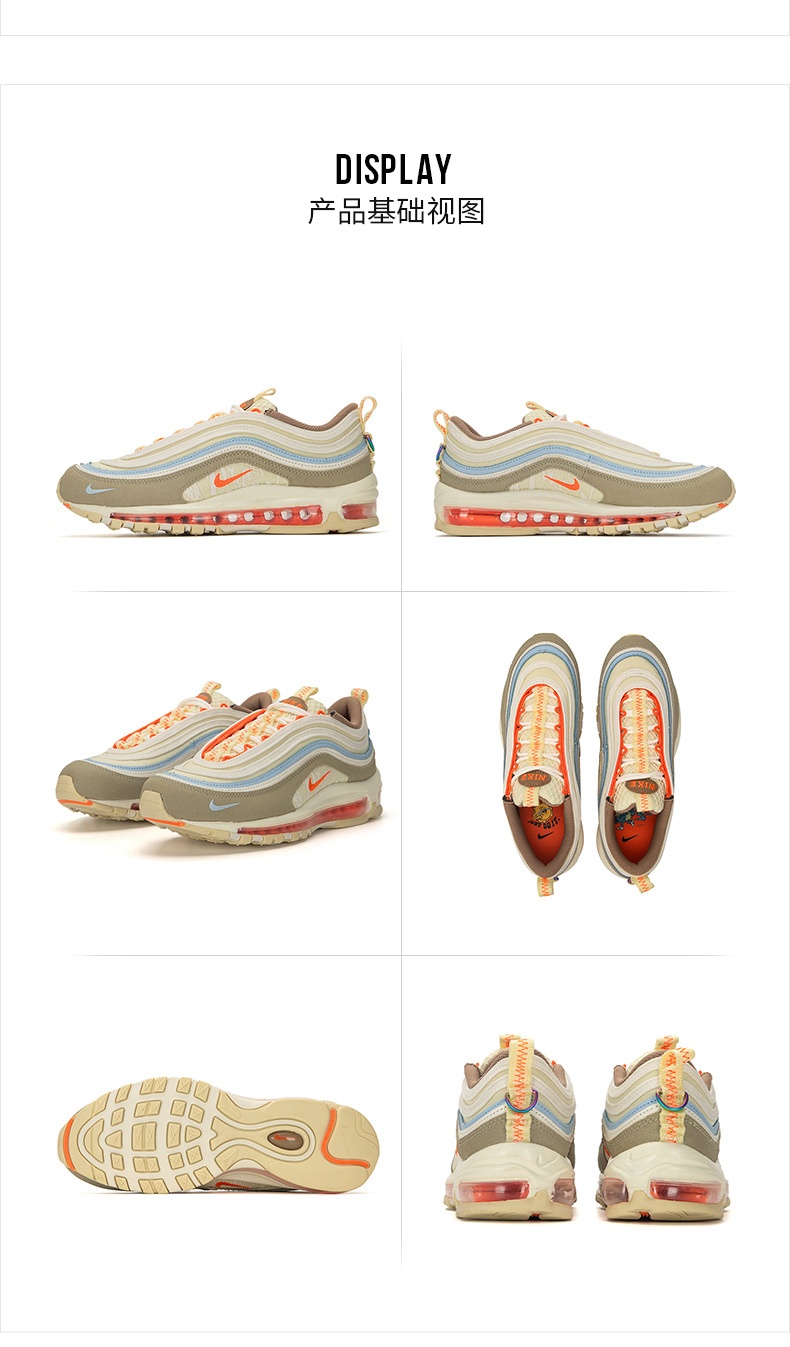 商品[国内直发] NIKE|AIR MAX 97 GCEL男子全掌气垫跑步鞋,价格¥1048,第4张图片详细描述