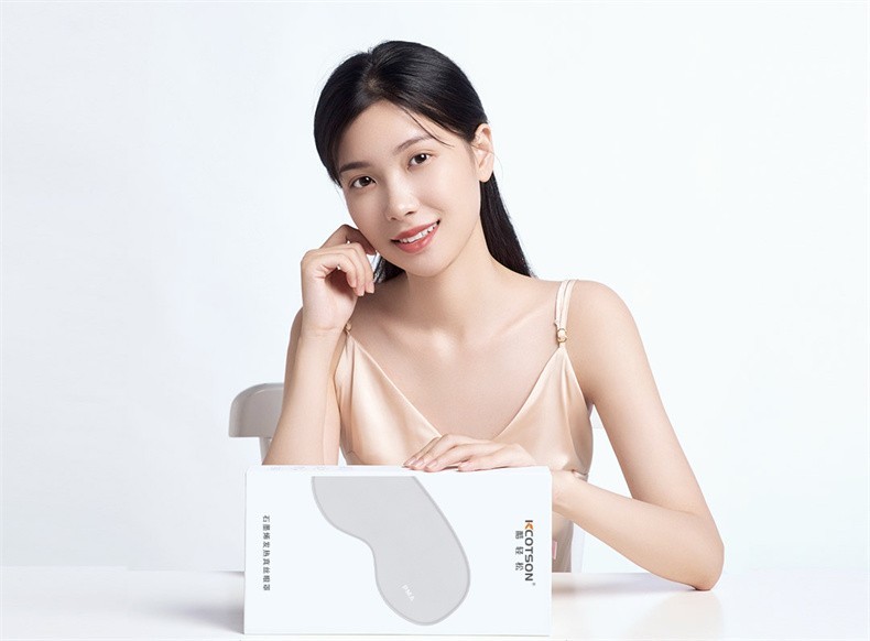 商品[国内直发] PMA|PMA酷轻松石墨烯发热真丝眼罩快速发热随时呵护双眼睡眠遮光透气眼罩热敷男女,价格¥94,第45张图片详细描述