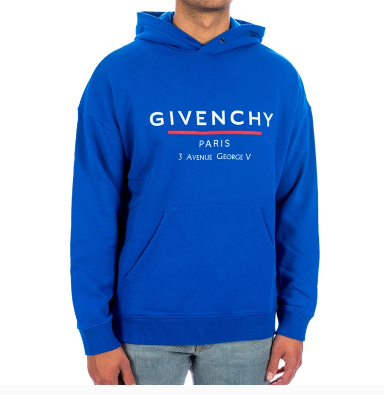 商品[国内直发] Givenchy|GIVENCHY 蓝色男士卫衣/帽衫 BMJ05430AF-426,价格¥4926,第7张图片详细描述