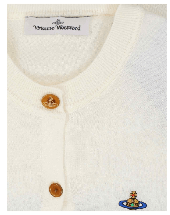 商品Vivienne Westwood|西太后 女士高腰针织开衫（香港仓发货）,价格¥2404,第4张图片详细描述