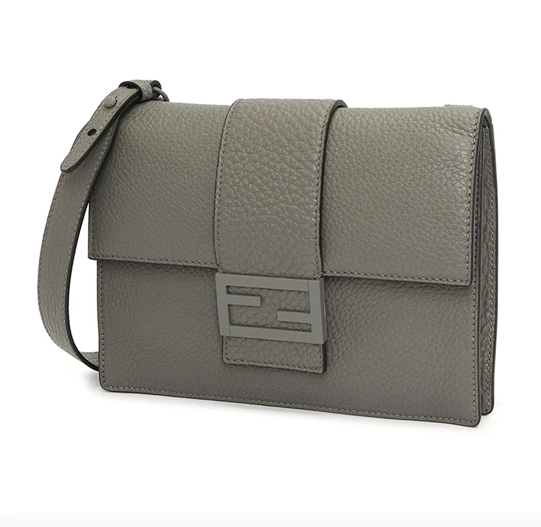 商品[国内直发] Fendi|FENDI 灰色男士单肩包 7VA524-AG0L-F0ZJ4,价格¥10475,第3张图片详细描述