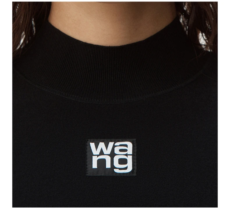 商品Alexander Wang|ALEXANDER WANG 黑色女士T恤 4KC2191008-001,价格¥1569,第10张图片详细描述