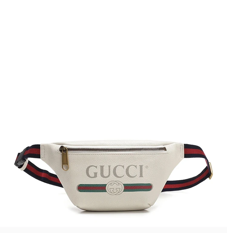 商品[国内直发] Gucci|GUCCI 白色中性腰包 527792-0GCCT-8822,价格¥7423,第5张图片详细描述