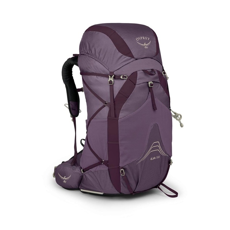 商品Osprey|【现货】小鹰 Eja 58女士深灰紫尼龙超轻背包 EJA-58-PURPLE-DUSK,价格¥2664,第3张图片详细描述