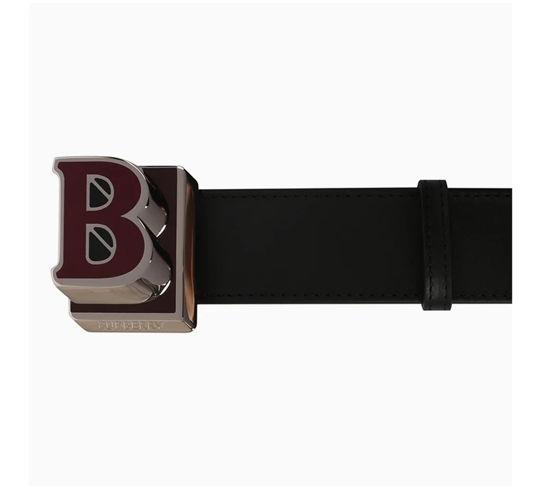 商品Burberry|BURBERRY 黑色男士腰带 8049377,价格¥2917,第5张图片详细描述