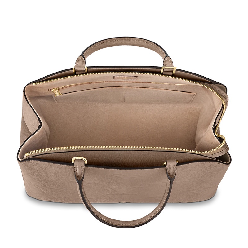 商品Louis Vuitton|【预售十天】Louis Vuitton/路易威登 GRAND PALAIS系列 女士鸽子灰压纹粒面牛皮老花压花金扣金锁单肩斜挎手提包M48833,价格¥24671,第5张图片详细描述