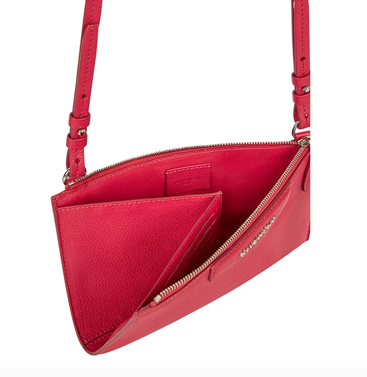 商品Givenchy|Givenchy 纪梵希 单肩包女士红色牛皮单肩包斜挎包 BC06836012-675,价格¥1420,第9张图片详细描述