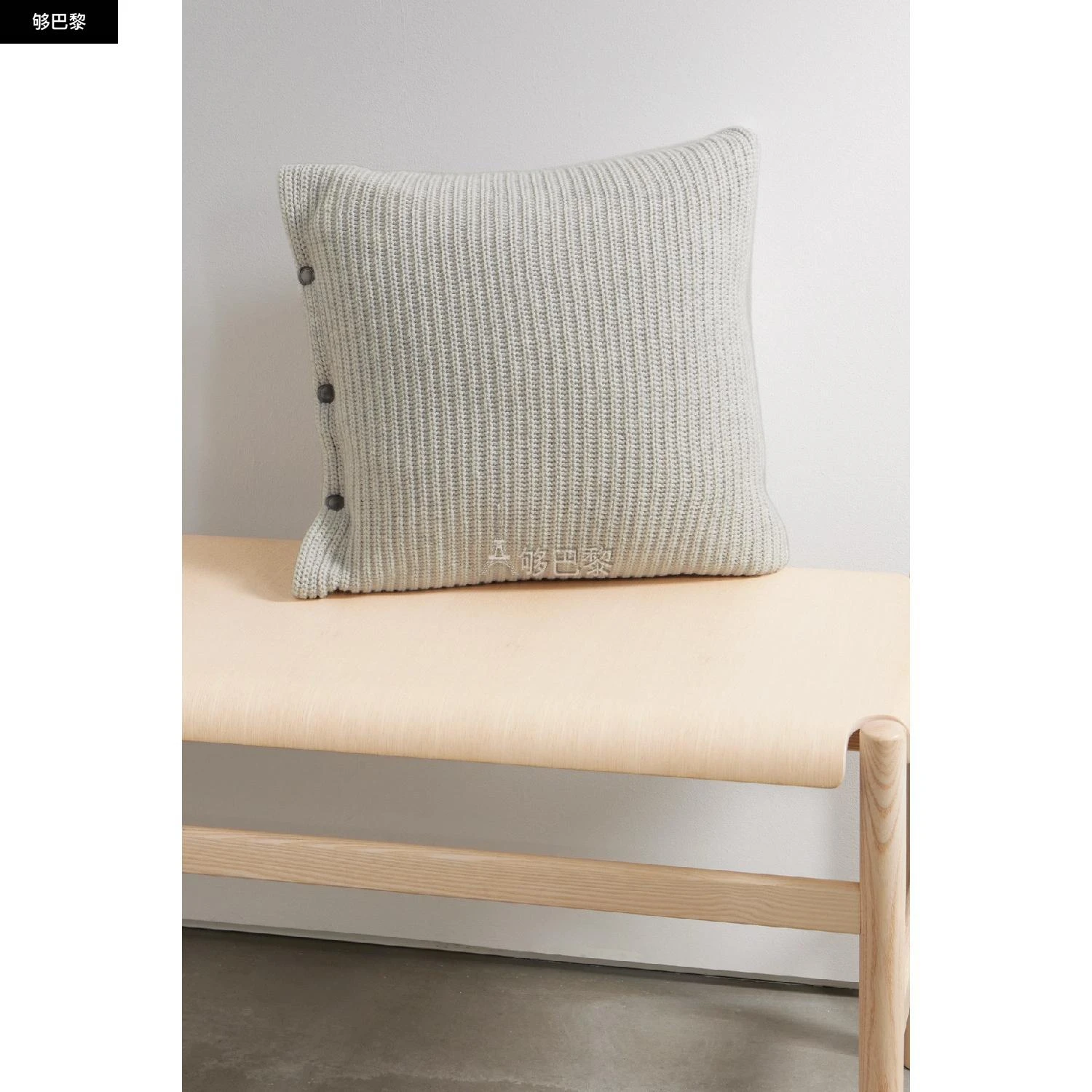 商品Brunello Cucinelli|包邮包税【预售7天发货】 BRUNELLO CUCINELLI 23秋冬 女士 垫子 罗纹羊绒羽绒靠枕 29419655932738139 ML1205D01C2719 ,价格¥4713,第4张图片详细描述