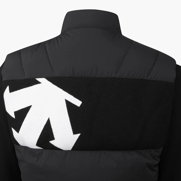 商品【预售商品15天发货】 DESCENTE|GOLF男士混合针织羽绒外套适合户外运动 DP42MFKOO1-BLKG,价格¥2664,第18张图片详细描述