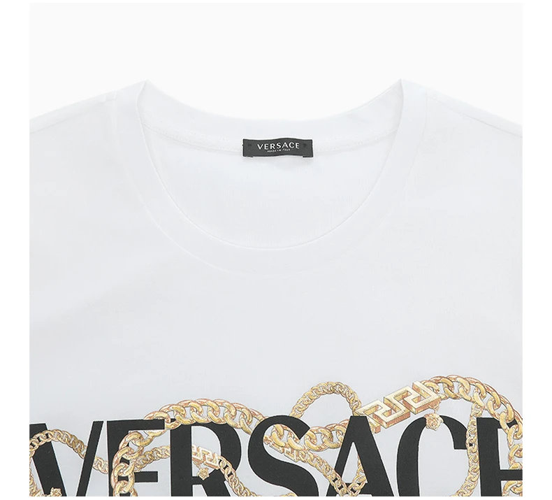 商品Versace|VERSACE 女白色短袖T恤 10041531-A029912-W070,价格¥2154,第7张图片详细描述