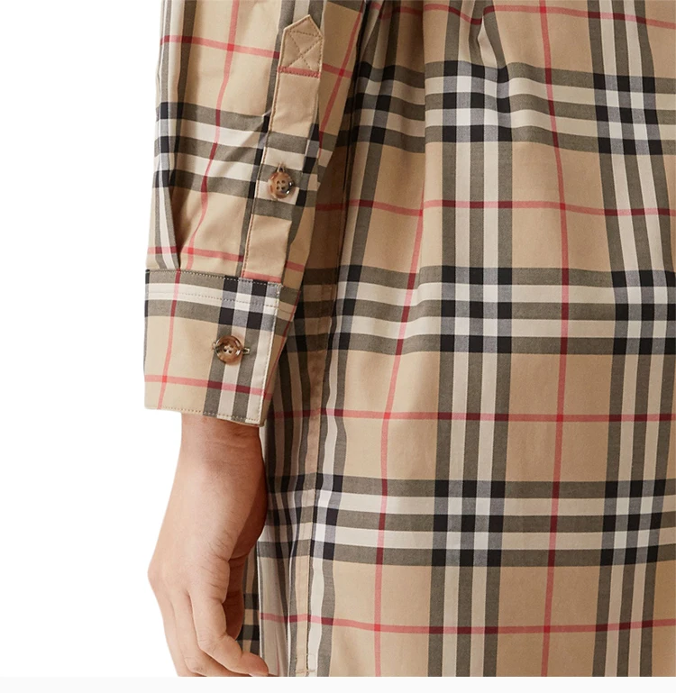 商品Burberry|BURBERRY 格纹女士连衣裙 8024585,价格¥3681,第7张图片详细描述