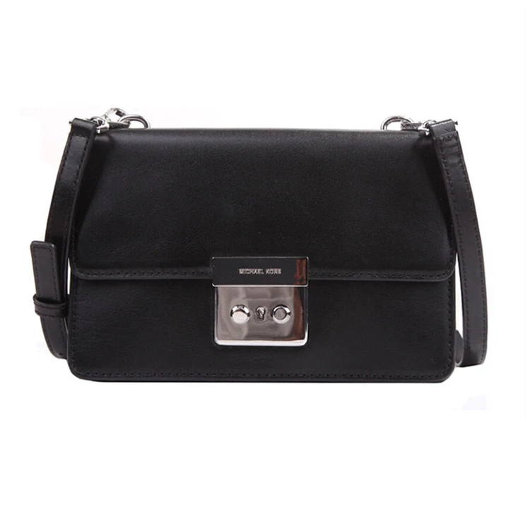商品[国内直发] Michael Kors|Michael Kors 迈克高仕 黑色牛皮女士挎包 32S6SSLC4L-BLACK,价格¥903,第4张图片详细描述