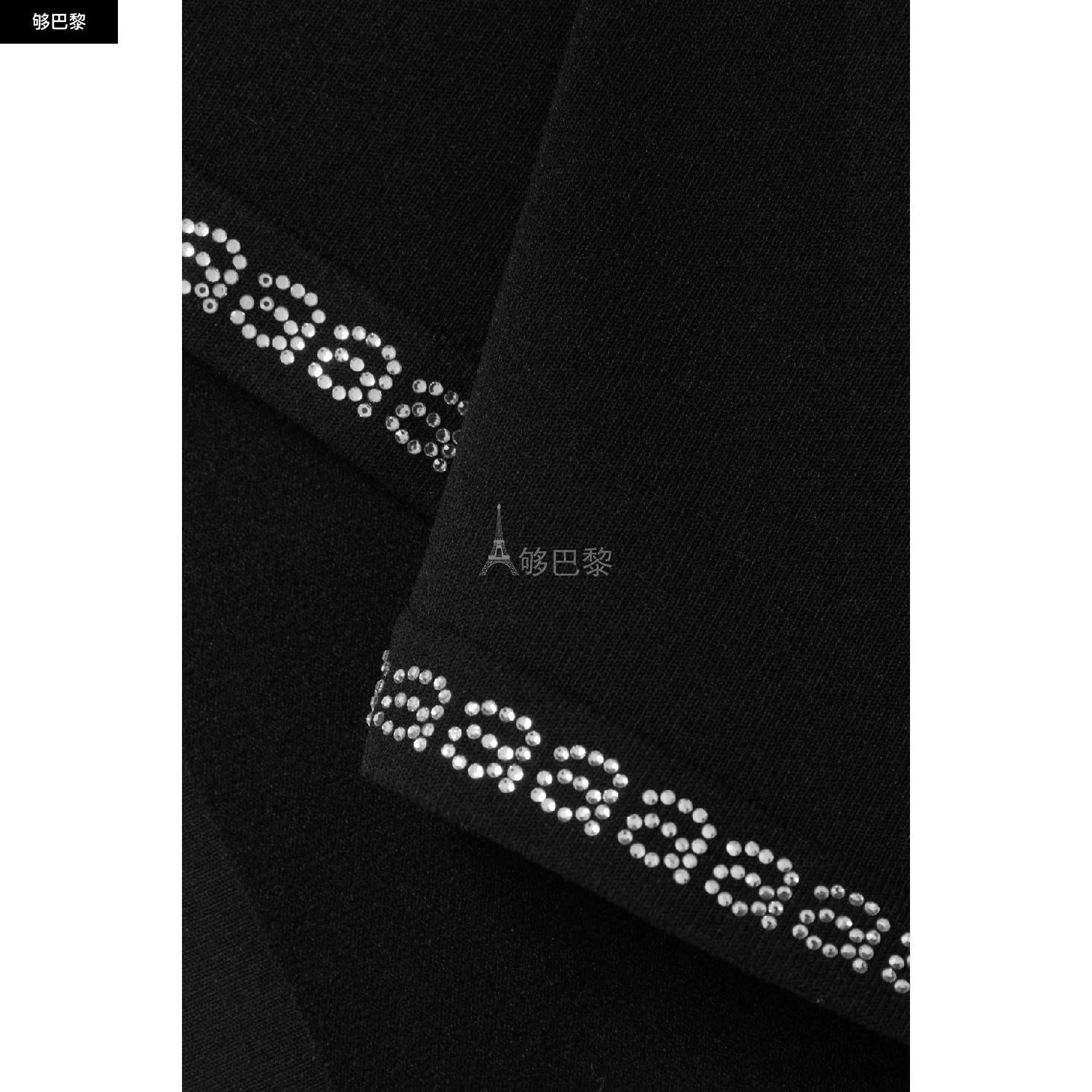 商品Alexander Wang|【特惠6.0折】包邮包税【预售7天发货】 ALEXANDER WANG 23秋冬 女士 连衣裙 水晶缀饰弹力针织迷你连衣裙 1647597299413942 1KC2236005001 ,价格¥4202,第7张图片详细描述