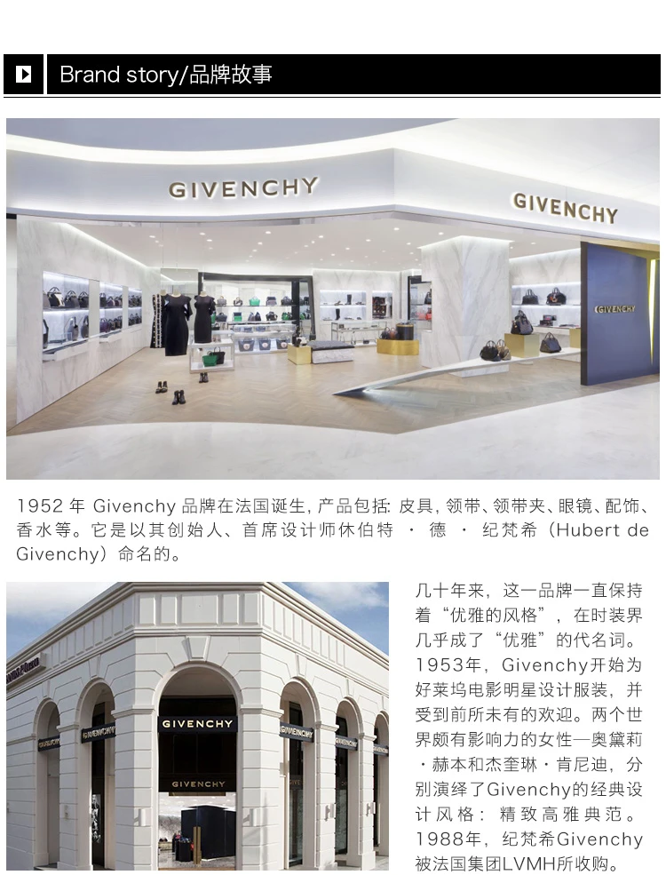 商品Givenchy|Givenchy 纪梵希 女士黑色T恤 BW704R3Z0Z-001,价格¥1720,第9张图片详细描述