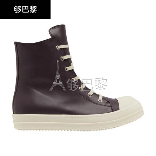 商品Rick Owens|【特惠8.7折】包邮包税【预售7天发货】 RICK OWENS 男士 休闲运动鞋 运动鞋  RU02C7890LCG3311 OWE3TPF7PUR,价格¥7220,第2张图片详细描述