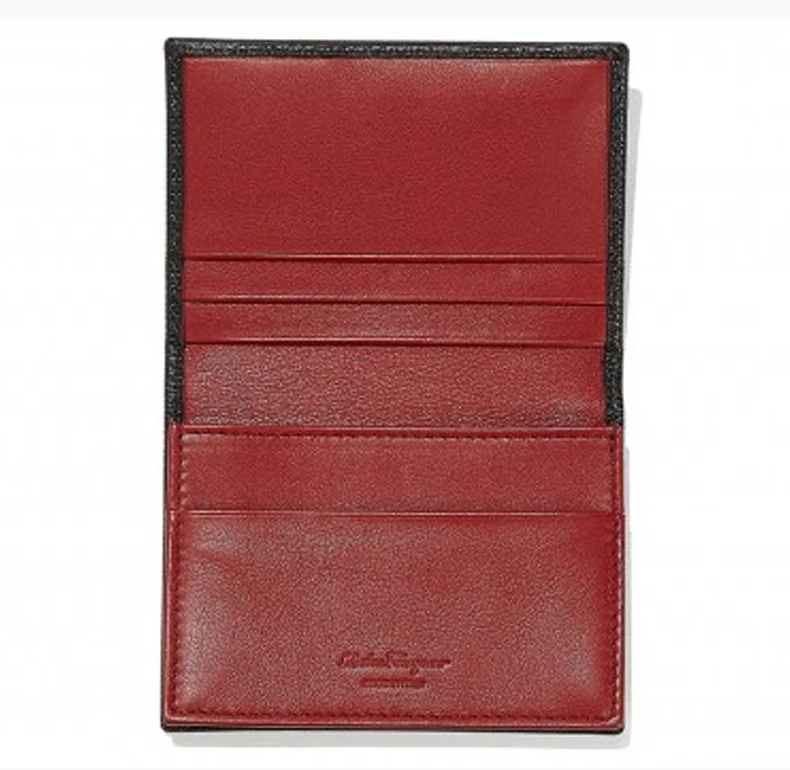 商品Salvatore Ferragamo|Salvatore Ferragamo 菲拉格慕 男士黑色对折短款钱包 66-A062-685948,价格¥1650,第6张图片详细描述