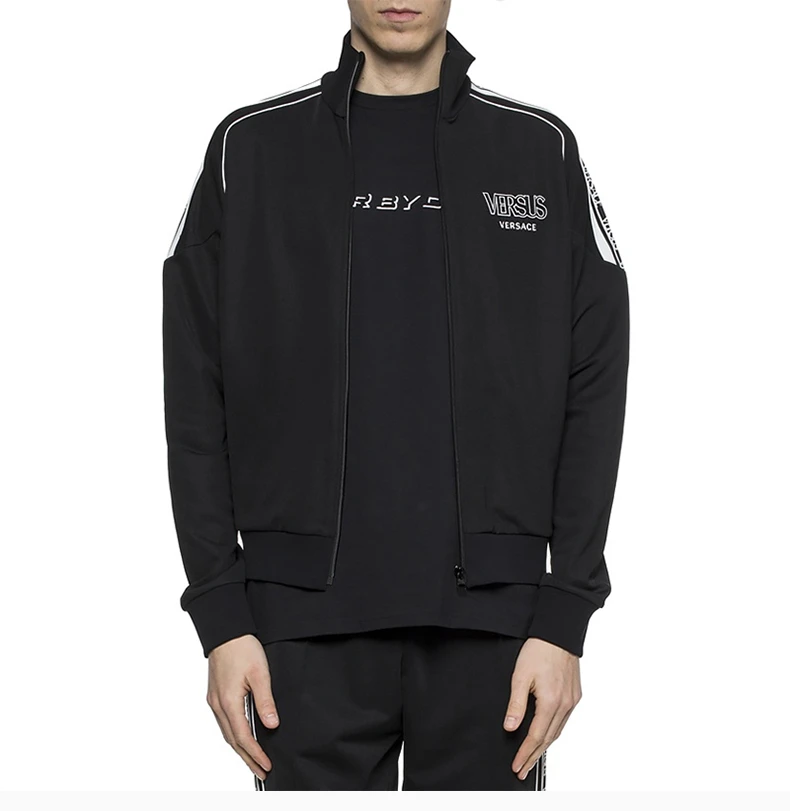 商品Versace|VERSACE 黑色男士外套 BU90700-BJ20634-B2144,价格¥2008,第7张�图片详细描述