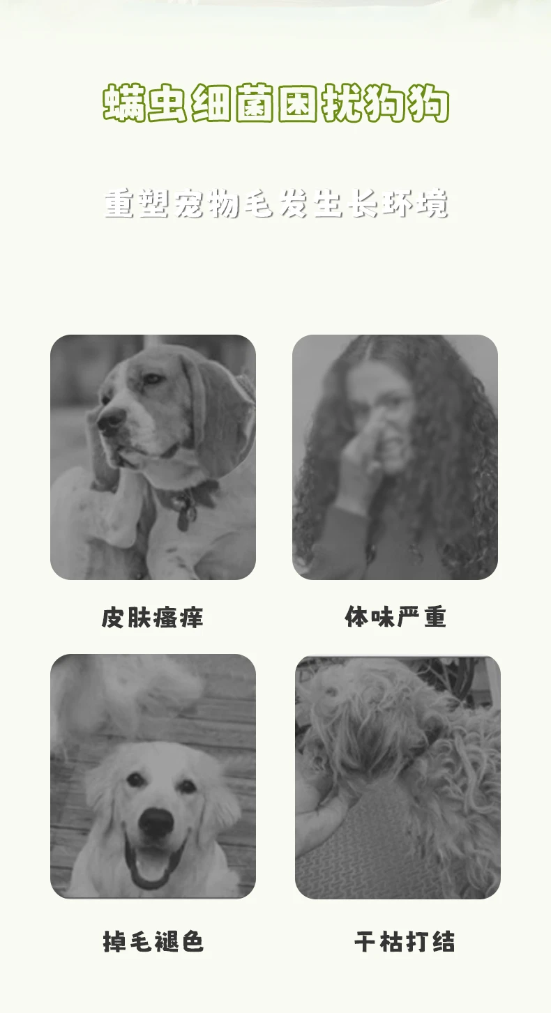 商品[国内直发] BIOSIS|BIOSIS宠物多效合一毛发清洁液150ml-消静电猫狗除臭清洁,价格¥156,第2张图片详细描述