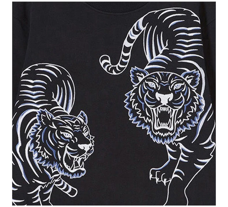 商品Kenzo|Kenzo 高田贤三 黑色男士时尚卫衣 F965SW0094XG-99,价格¥1311,第7张图片详细描述