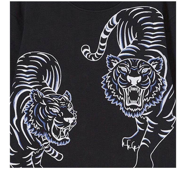 商品[国内直发] Kenzo|Kenzo 高田贤三 黑色男士时尚卫衣 F965SW0094XG-99,价格¥1750,第7张图片详细描述